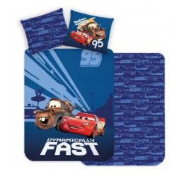 Cars: Set husă de pat - 140 x 200 cm + 70 x 90 cm