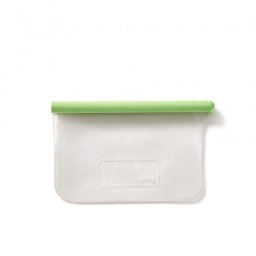 Punga depozitare si congelare Lekue 1010205, 21,5 x 13,5 cm, 500 ml, Silicon platinat, -20°C/+80°C, Verde