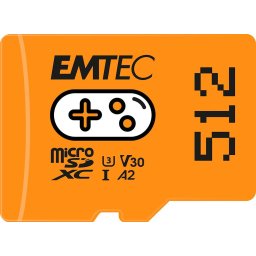 Card memorie MicroSD 512GB UHSI U3 V30 A2 Gaming Orange