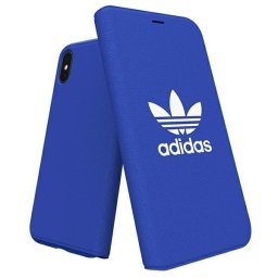 Husa Adidas Booklet Case Canvas iPhone X/Xs blue/niebieski 30279