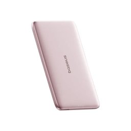 Baterie externa PicoGo AM41, 20W, Incarcare Wireless 15W, USB-C, Cablu USB-C inclus, Roz