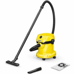 Aspirator umed-uscat WD 2 PLUS 15 L Drum vacuum Dry&wet 1000 W Dust bag