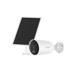 Cameră IP exterior, 4 MP, lentilă 2,8 mm, IR 30 m, 4G, solar 8 W, AoV, audio, IP66 - HiLook IPC-CFS04/4G-SIM