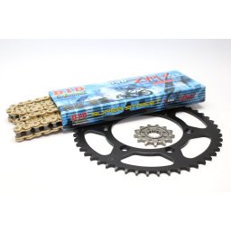 Kit de lant D.I.D + JT ZVM-X serie in gold color
