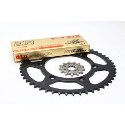 Kit de lant D.I.D + JT NZ3 SDH serie in gold black color