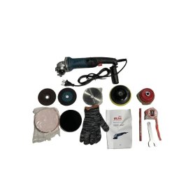 Polizor Unghiular 125mm cu Reglaj Turatie 3000-11000rpm si Accesorii, 3000W, Model Verde CMP1161V, Blocare Ax, 6 Trepte Viteza, Maner Lateral Reglabil