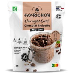 Cereale BIO din ovaz, cu ciocolata si alune de padure(preparare peste noapte) Favrichon