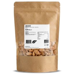 Migdale albe BIO coapte fara sare(format economic) Biofruisec