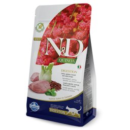 Hrana uscata pentru pisici N&D Cat Quinoa Digestion cu Miel, 1.5 kg