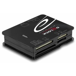 DELOCK 91007 USB 2.0 cititor card CF / SD / Micro SD / MS / xD / M2 pentru carduri de memorie