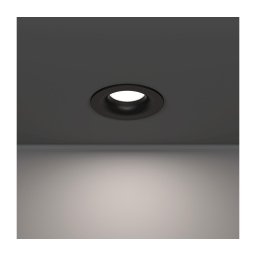 Eglo 902273 - Plafonieră LED pentru baie SALABATE, 4,9 W, 230 V, Ø 8,8 cm, IP65, negru