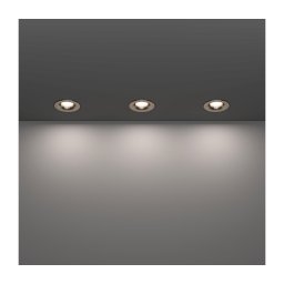 Eglo 902276 - Set 3x spoturi încastrate LED SALABATE, 4,9 W, 230 V, Ø 8,8 cm, IP65, crom