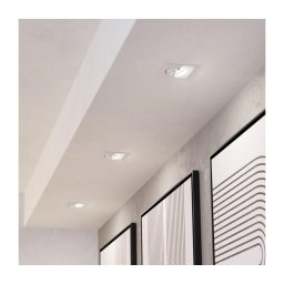 Eglo 902328-SET 3xLED corp de iluminat încastrat pentru tavan SALICETO LED/6,4W/230V 8,8x8,8cm alb