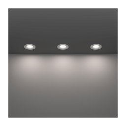 Eglo 902272 - Set 3x corpuri de iluminat LED pentru baie SALABATE, 4,9W/230V, Ø8,8 cm, IP65, alb