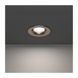 Eglo 902275 - Plafonieră LED pentru baie SALABATE, 4,9 W, 230 V, Ø 8,8 cm, IP65, crom