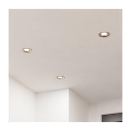 Eglo 902331 - Set cu 3 LED-uri, plafonieră dimabilă SALICETO, 6,4 W, 230 V, Ø 8,8 cm, crom