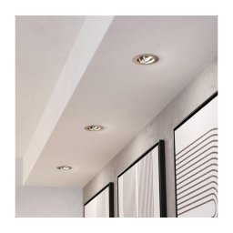Eglo 902282 - Set 3x spoturi de tavan LED SALICETO, reglabile, 6,4 W, 230 V, Ø 8,8 cm, crom