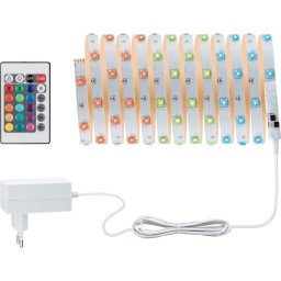 Paulmann 3988 - Bandă LED RGBW, 13 W, dimabilă, TIP, 5 m, 230 V + telecomandă