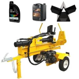 Pachet ProGARDEN DH22B Despicator busteni, 22T, benzina, tractabil, Dmax 500mm cu ulei si despicator