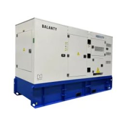 Generator de curent trifazat cu motor diesel Balanty by Hyundai HBD275S, 1500 RPM, insonorizat, rezervor 425 L, 220 kw, 250 KVA