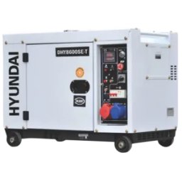 Generator de curent trifazat cu motor diesel Hyundai DHY-10000SE-T, insonorizat, 10.6 kVA