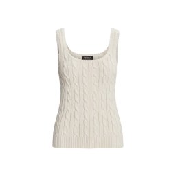 RALPH LAUREN Top Gassed-Sqnk Tank 200862152001 101 natural
