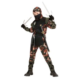 Costum ninja soldat - 8 - 10 ani / 140 cm