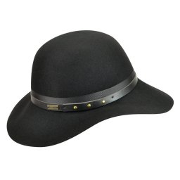 Palarie Betmar Hayden Wool Felt Negru