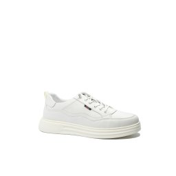 Pantofi bărbați sport la modă, Mels albi, din piele naturală FNX27017-39 EU