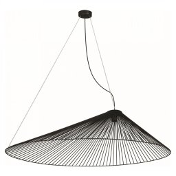 Pendul Peak, 1xE27, L118cm, H130cm, metal negru