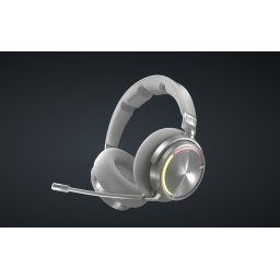 Casti VIRTUOSO MAX SILVER, Casti gaming Wireless, Argintiu, Adaptor USB