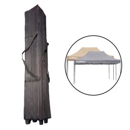 Grădină gazebo sac cu roți 3x4-3x4,5 m negru