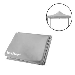 Copertină pentru foișor de grădină 3x3 m gri