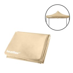 Copertină pentru foișor de grădină 3x3 m bej