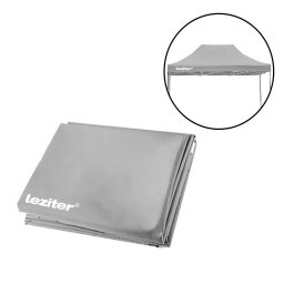 Copertină pentru foișor de grădină 3x4,5 m gri