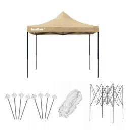 Foișor de grădină pliabil 3x3 m bej