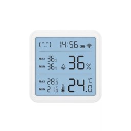 Termometru /higrometru /ceas WiFi inteligent Tuya 3xAAA Home HSTHC