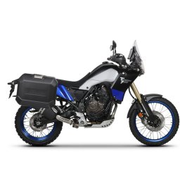 Set complet cutii aluminiu laterale, 36L 47L SHAD TERRA NEGRU, include kit montare SHAD YAMAHA Tenere 700 XTZ690