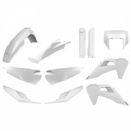Kit plastice POLISPORT 91126 enduro White BD