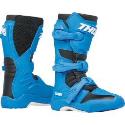 Cizme copii atv cross Thor Blitz XR, culoare albastru negru, marime 33