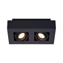 Spot LED Lucide 09119/11/30 XIRAX 2xGU10/5W/230V negru
