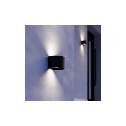 Eglo 901844 - Aplică LED de exterior CALPINO 2xLED/2,8W/230V IP54 neagră