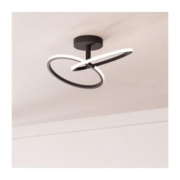Eglo 902144 - Plafonieră LED CONGIUNTI, 12 W, 230 V, 2700/4000/6500 K, negru