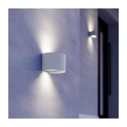 Eglo 901843 - Aplică LED de exterior CALPINO 2xLED/2,8W/230V IP54 albă
