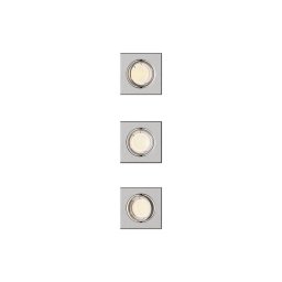 Philips - Set de 3 spoturi încastrate PERIDOT, 1xGU10/7W/230V, argintiu