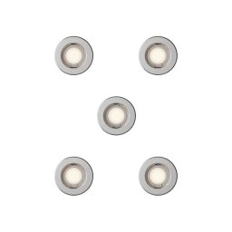 Philips - Set 5x spoturi încastrate PERIDOT 1xGU10/7W/230V argintiu