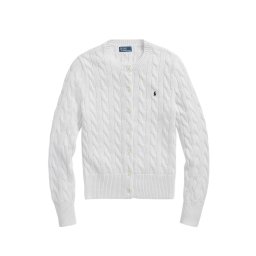 POLO RALPH LAUREN Jachetă 32/2 Cotton-Lsl-Crd 211971868007 100 white