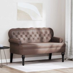 Banca Chesterfield Maro 119.5 x 64.5 x 75 cm Piele artificiala GartenMobel Dekor