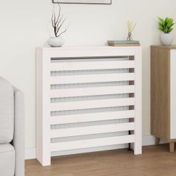 Masca pentru calorifer, alb, 79,5x19x84 cm, lemn masiv de pin GartenMobel Dekor