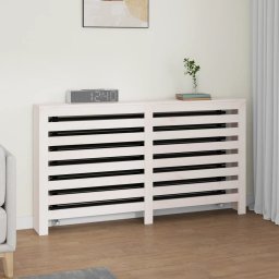Masca pentru calorifer, alb, 153x19x84 cm, lemn masiv de pin GartenMobel Dekor